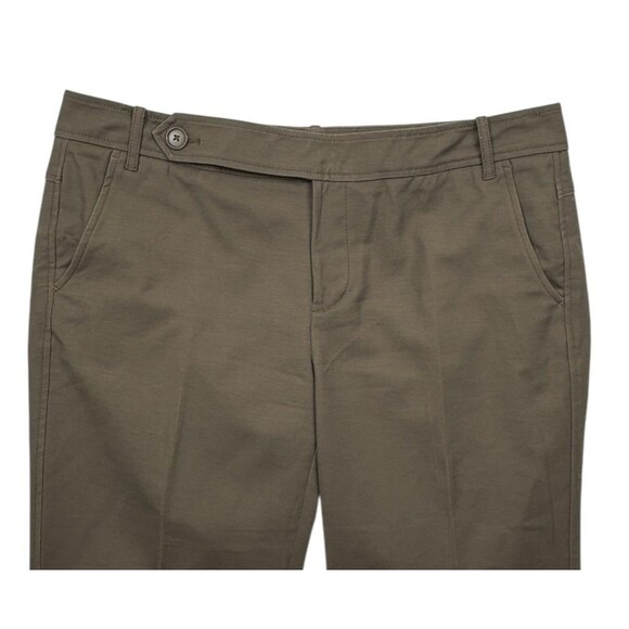 Eddie Bauer Shaw Stretch Cotton Chino Pants Mushroom Brown Straight Leg 12 - Picture 8 of 16